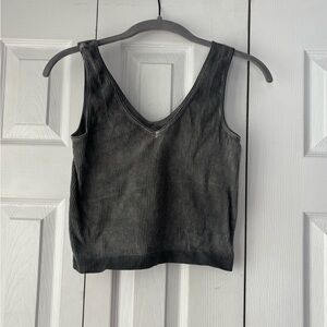 Women's Black Sleeveless Top